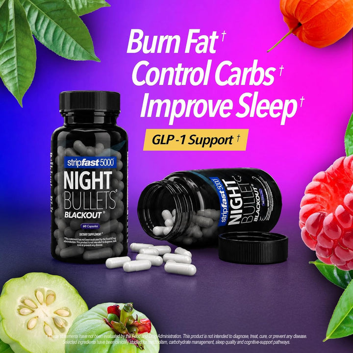 Plant-Based Nighttime Formula – 60 Vegetarian Capsules | Herbal Extract Blend