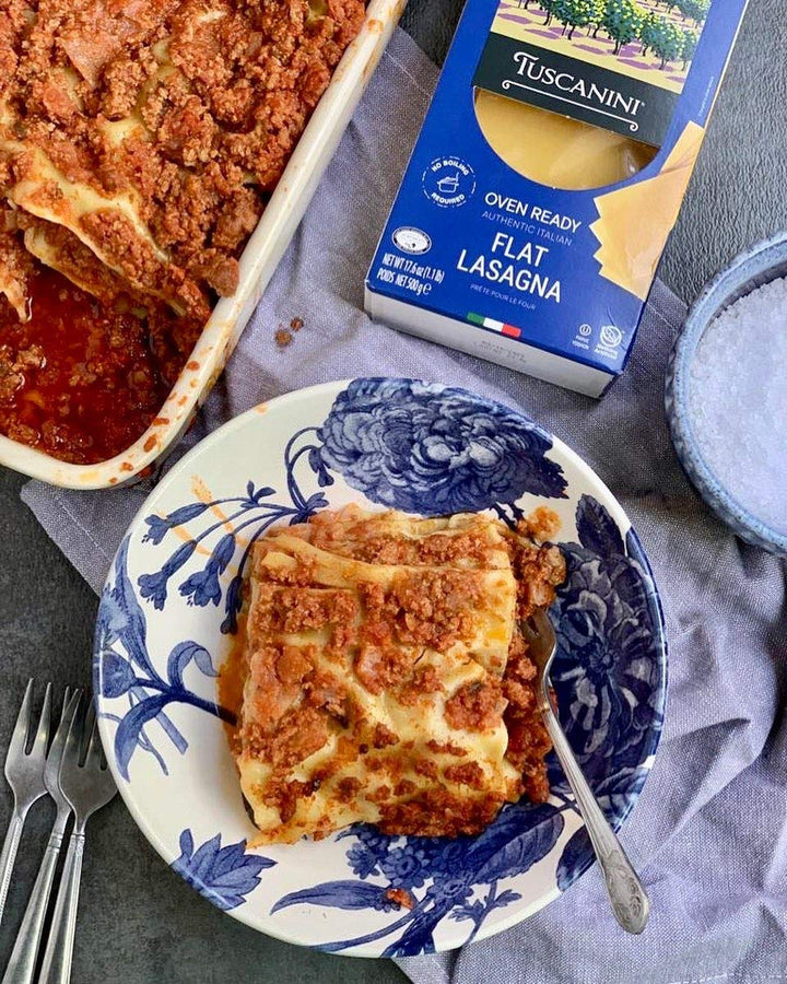 Tuscanini Oven-Ready Flat Lasagna, 17.6 oz (3 Pack) – Authentic Italian Pasta, Premium Durum Wheat, No Artificial Ingredients