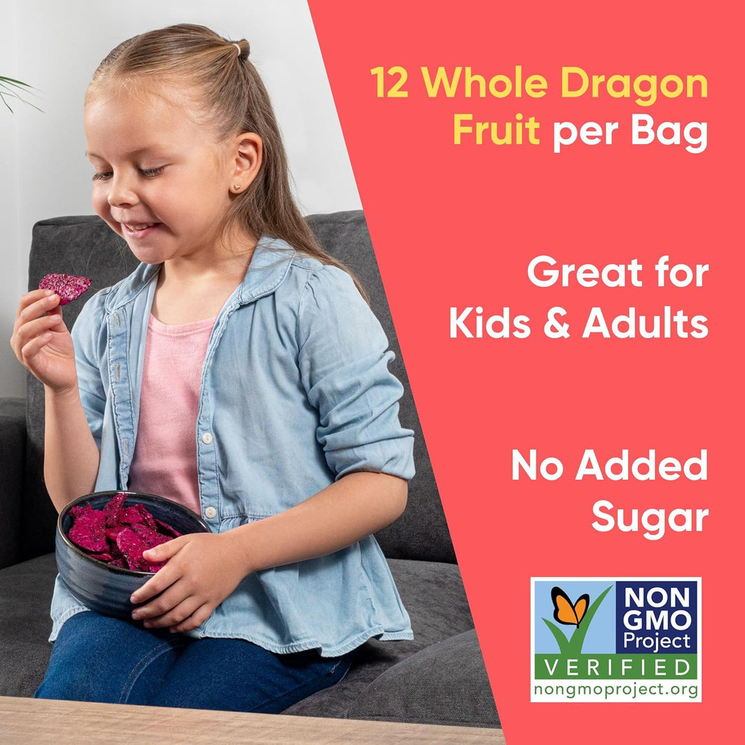 Yammy Dried Dragon Fruit Chips – Healthy Snack