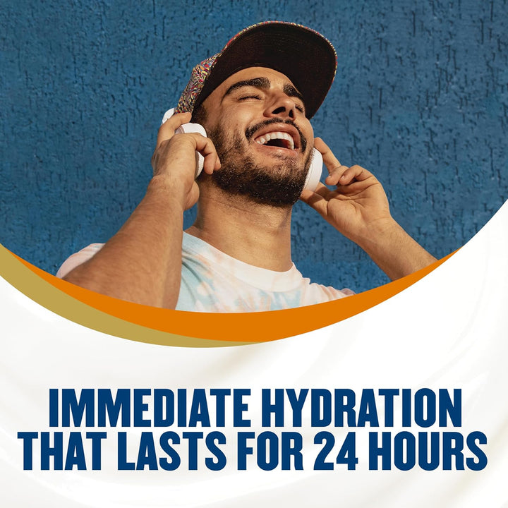 Gold Bond Men's Essentials Everyday Moisture Daily Body & Hand Lotion with Vitamin C, Formulated for Men's Dry Skin