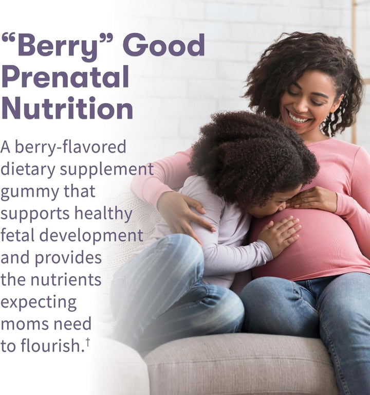 Garden of Life Organics Prenatal Gummies Multivitamin – Vegan, Organic, Folate, Vitamin D3, B12 – Berry Flavor, 30 Day Supply