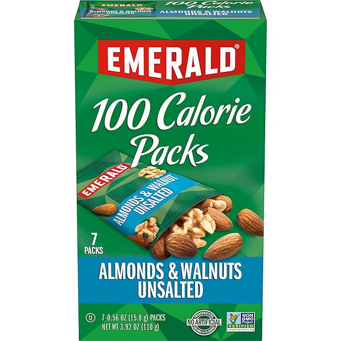 Emerald Nuts Cashews 100-Calorie Packs | Non-GMO, Kosher, No Artificial Flavors