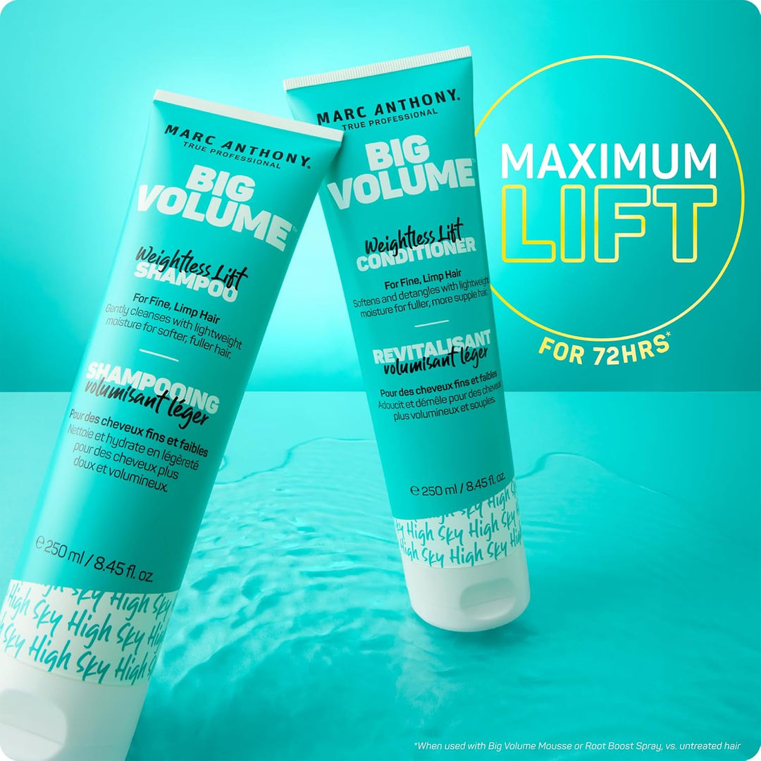 Marc Anthony Big Volume Shampoo & Conditioner Set for Fine, Thin Hair