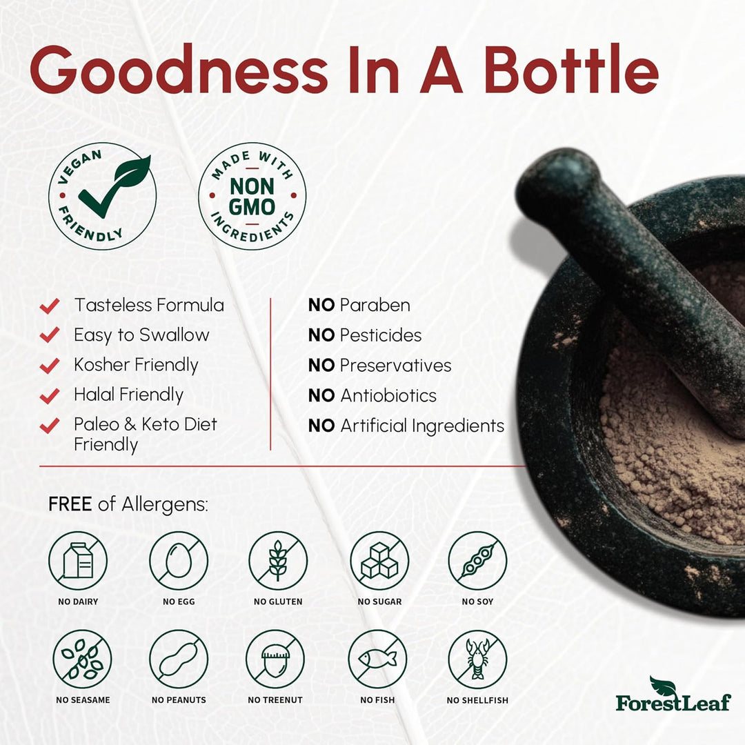 ForestLeaf Berberine Complex | Herbal Balance Formula with Ceylon Cinnamon, Bitter Melon & Gymnema | 90 Capsules