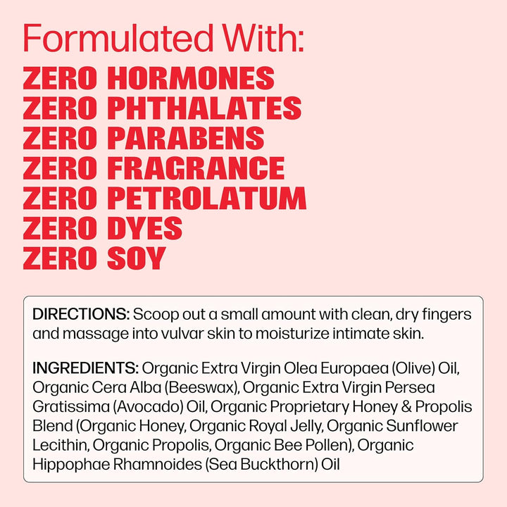 Mama Vmagic Organic Vulva Balm - Intimate Moisturizer & Dryness Relief (2 oz)