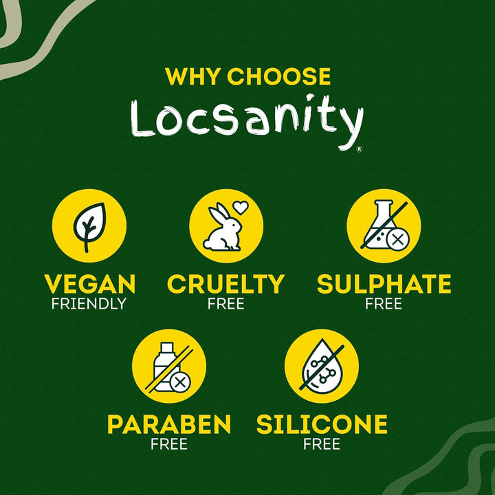 Locsanity Rosewater & Peppermint Daily Moisturizing Spray – Hydrating Scalp & Hair Spray for Dreadlocks, Braids, and Protective Styles – 4oz