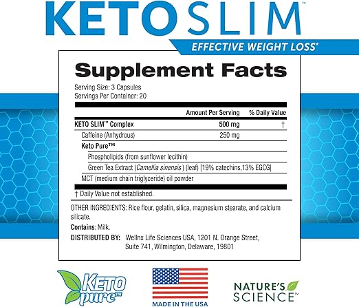 Nature’s Science Keto Slim Capsules | 60 Count | Keto-Inspired Daily Supplement