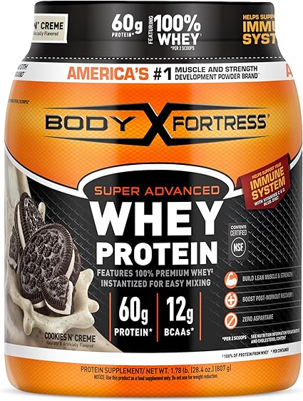 Body Fortress Whey Protein Powder – 1.78 lb