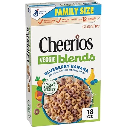Cheerios Veggie Blends Breakfast Cereal | Gluten-Free