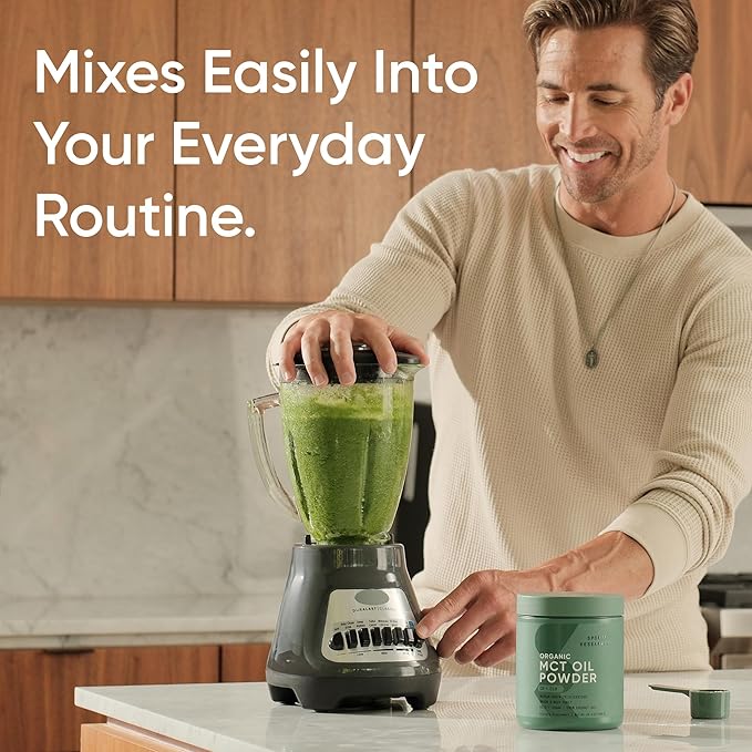 Sports Research Organic MCT Oil Powder, Coconut-Derived C8 & C10, Unflavored, 10.6 oz