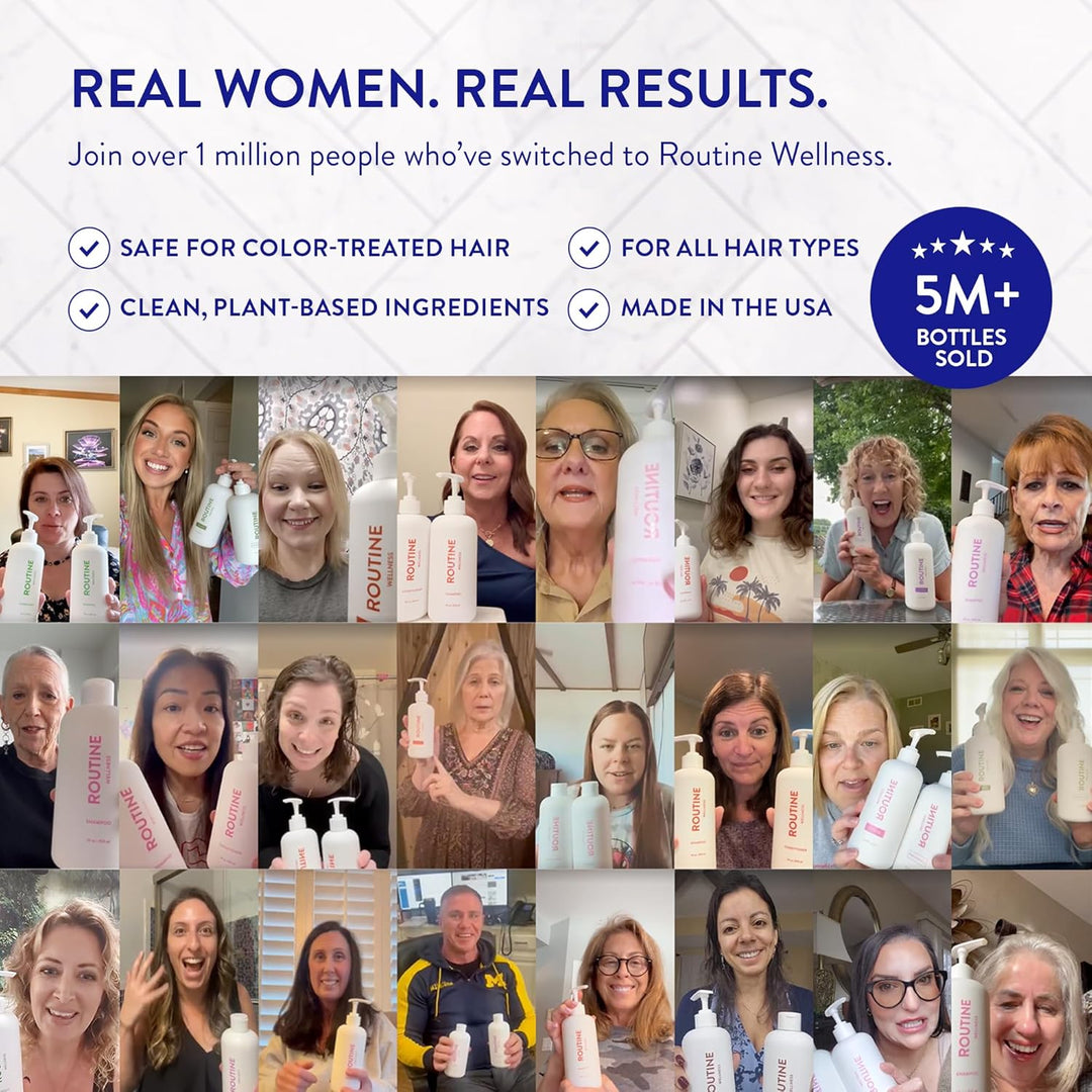 Routine Wellness Anti-Thinning Shampoo & Conditioner Set for Thinning Hair