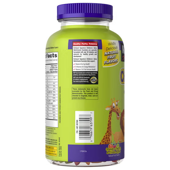 Kirkland Signature Children's Multivitamin, 320 Gummies (2 Pack of 160)