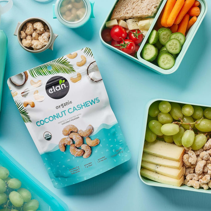 Elan Organic Coconut Cashews | Organic, Vegan, Gluten-Free Snack