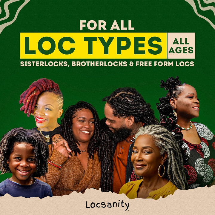 Locsanity Rosewater & Peppermint Daily Moisturizing Spray – Hydrating Scalp & Hair Spray for Dreadlocks, Braids, and Protective Styles – 4oz