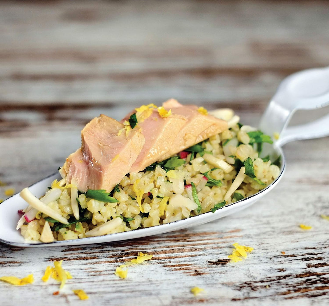 Tuscanini Yellowfin Ventresca Tuna in Olive Oil, 6 oz (4 Pack) – Premium Italian Tuna Fillet, Gluten Free, Kosher