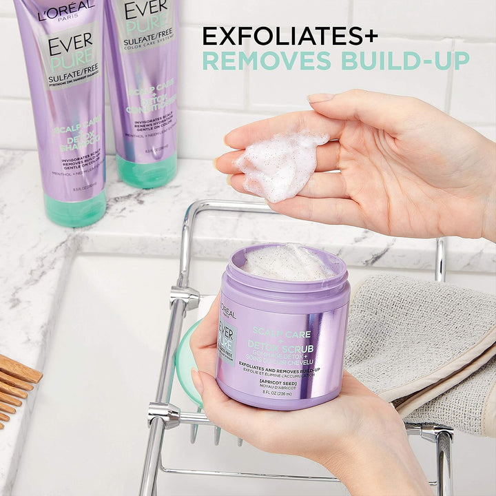 L’Oréal EverPure Scalp Detox Scrub with Apricot & Menthol 8oz