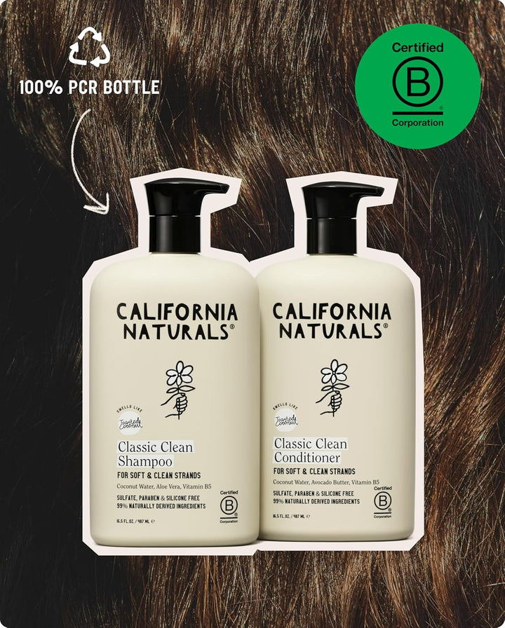 California Naturals Shampoo & Conditioner Set – Toasted Coconut (20 fl oz)