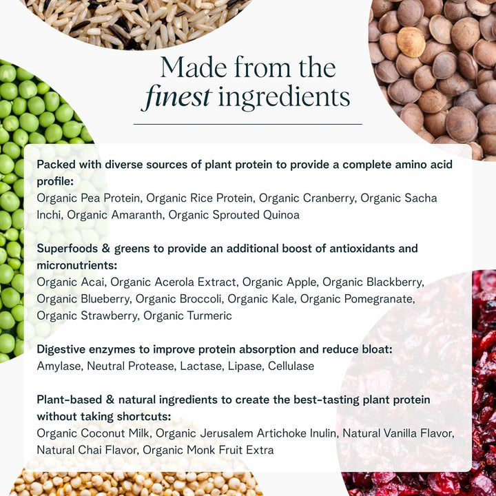 Ora Organic Plant-Based Protein Powder | 20 Servings