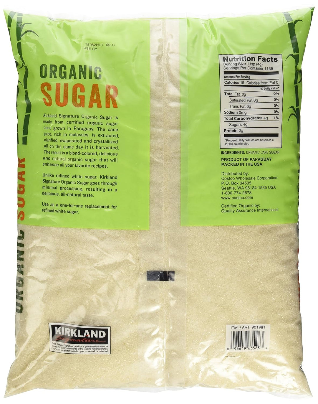 Kirkland Signature Organic Sugar, 10 lb