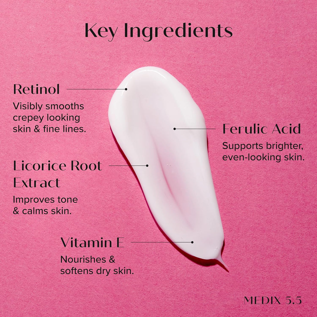 Medix 5.5 Retinol Body Lotion - Anti-Aging & Firming Crepey Skin Treatment (15 oz)