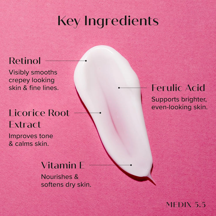 Medix 5.5 Retinol Body Lotion - Anti-Aging & Firming Crepey Skin Treatment (15 oz)