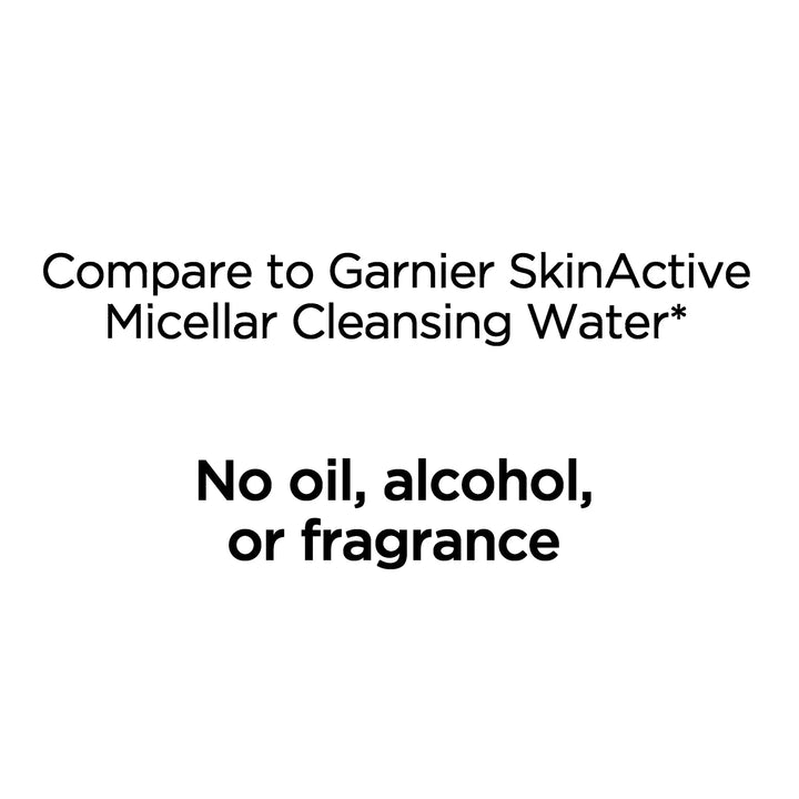 Equate Beauty Micellar Cleansing Water – Gentle Makeup Remover, Fragrance Free, 13.5 fl oz