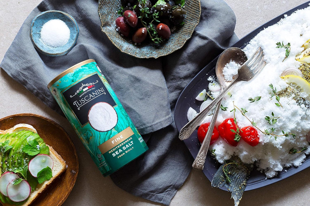 Tuscanini Fine Sea Salt – Premium Italian Mediterranean Salt from Sicily, Kosher Certified