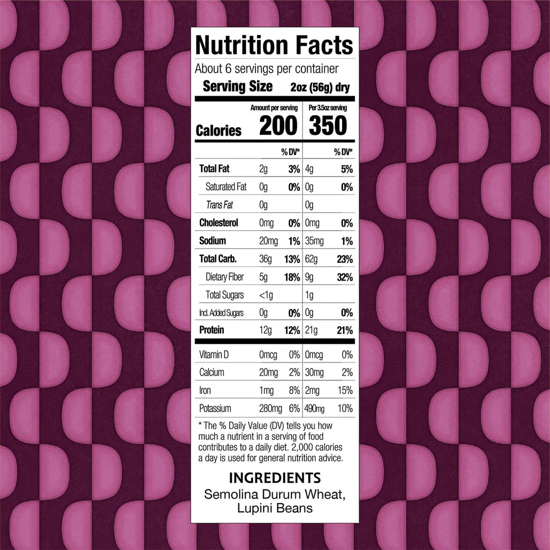 Brami Fusilli Italian Protein Pasta, 12 oz (8 Pack) – High Protein, High Fiber, Low Carb, Keto Friendly, Made in Italy