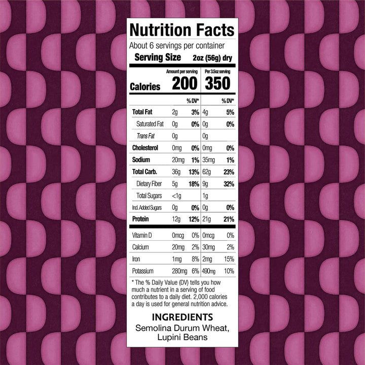 Brami Fusilli Italian Protein Pasta, 12 oz (8 Pack) – High Protein, High Fiber, Low Carb, Keto Friendly, Made in Italy