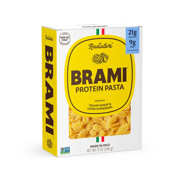 Brami Italian Protein Pasta – High Protein, High Fiber, Low Carb, Keto Friendly, Made in Italy
