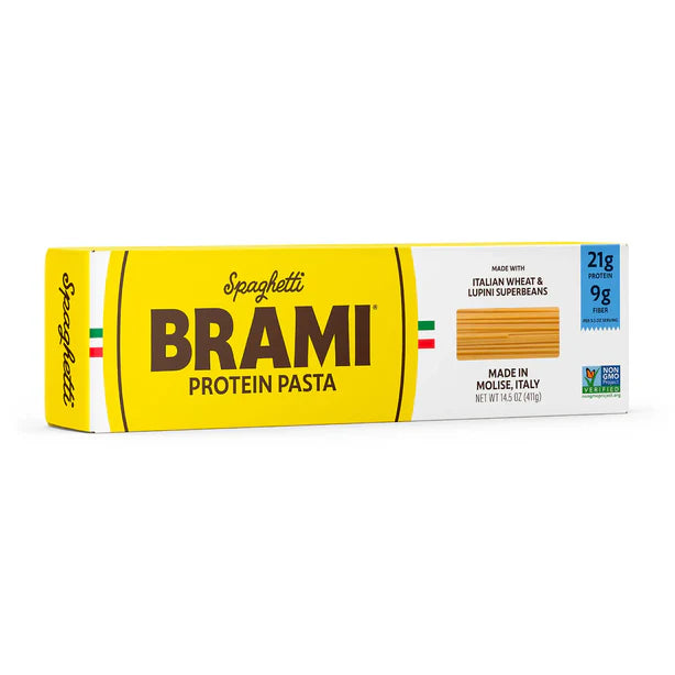 Brami Italian Protein Pasta – High Protein, High Fiber, Low Carb, Keto Friendly, Made in Italy
