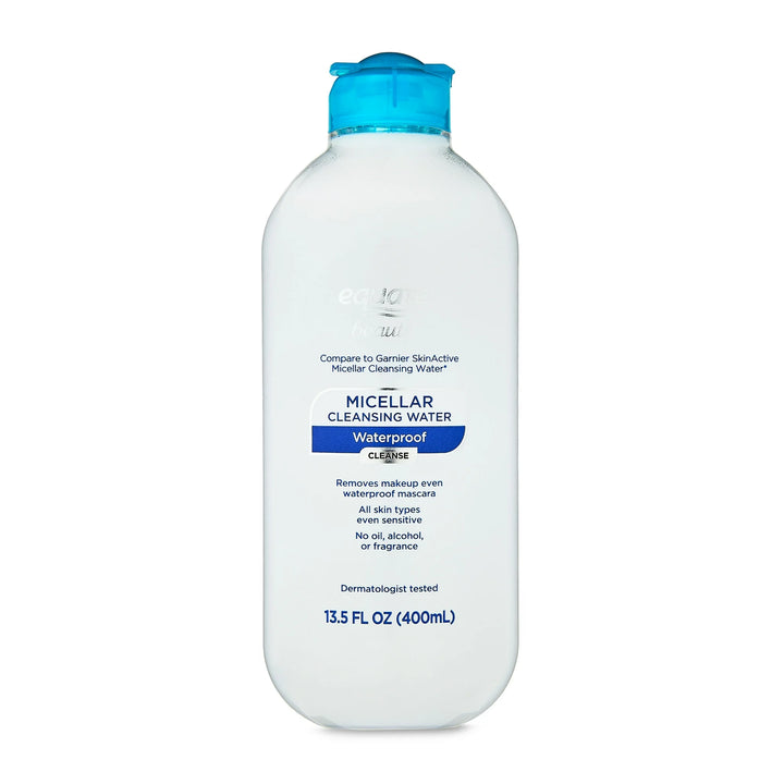 Equate Beauty Micellar Cleansing Water – Gentle Makeup Remover, Fragrance Free, 13.5 fl oz