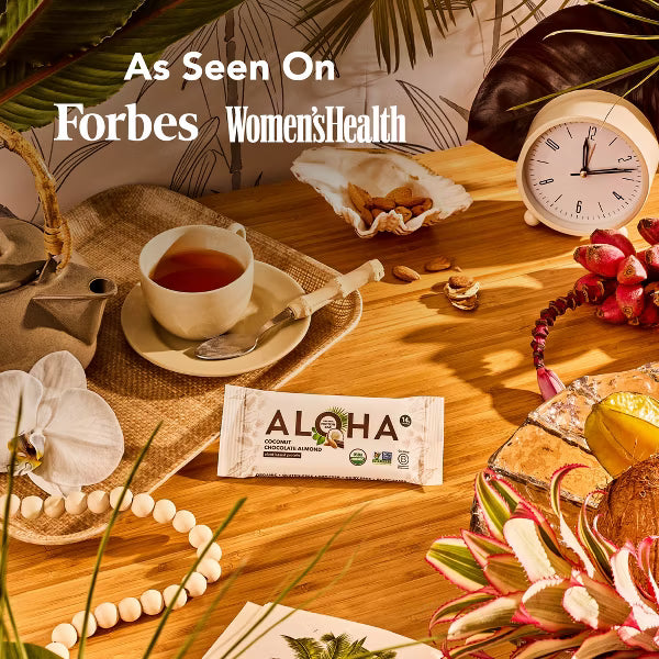 ALOHA Plant-Based Protein Bars – Coconut Chocolate Almond – 14g Protein – 5 Bars (9.88 oz)