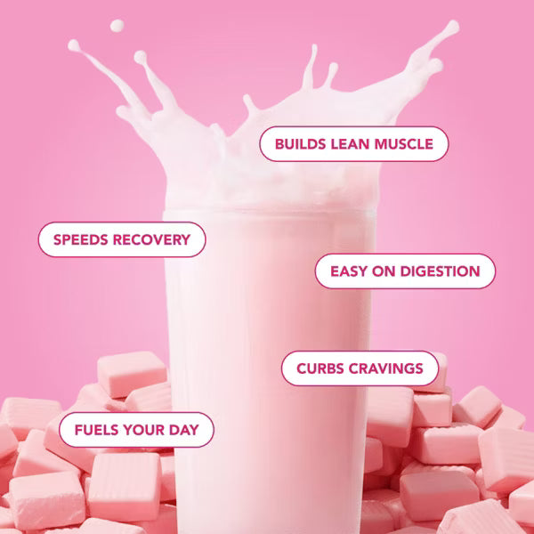 Clean Simple Eats Clear Protein Powder Pink Burst – Strawberry Flavor Whey Isolate, 20oz (20 Servings)