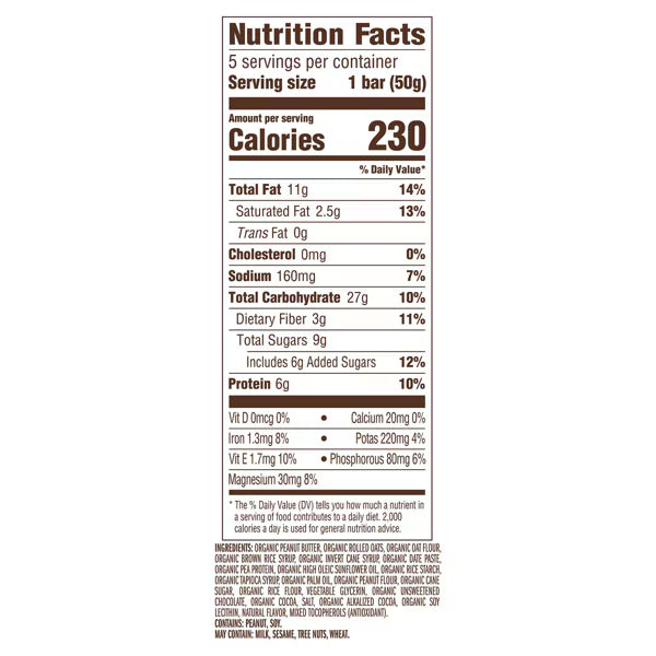 CLIF Nut Butter Filled Organic Snack Bar – Chocolate Peanut Butter – 7g Plant-Based Protein