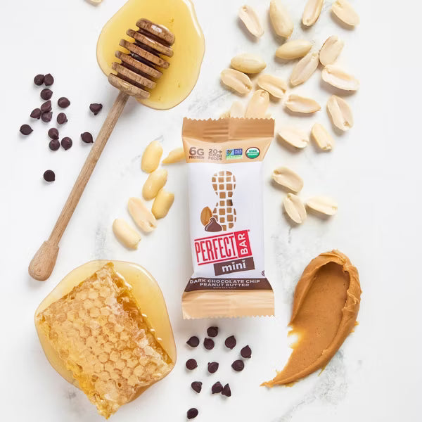 Perfect Bar Dark Chocolate Chip Peanut Butter Mini Protein Bars - 7oz/8ct