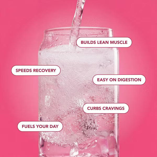 Clean Simple Eats Clear Protein Soda  – 4 Pack, 16 fl oz (473 ml) Cans