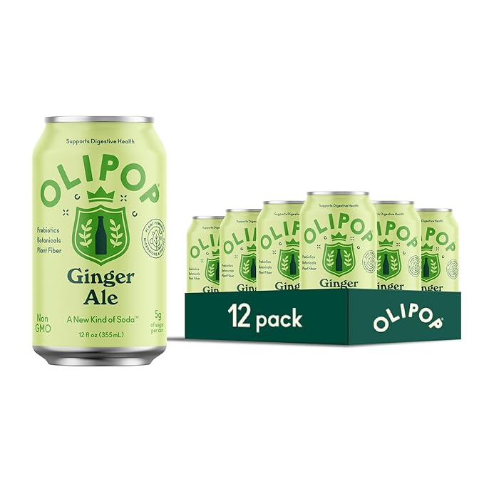 OLIPOP  Soda Pop, Gluten Free-Paleo-Keto (12-Cans)