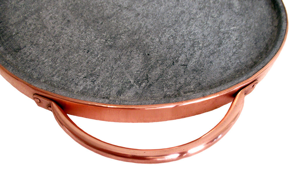 Cookstone Cuprum Line Soapstone Pizza Dish – Handmade , Non-Stick