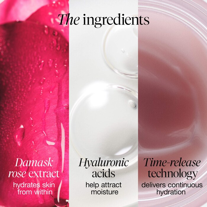 Fresh Rose & Hyaluronic Acid Deep Hydration Face Moisturizer - 100ml -3.3 oz