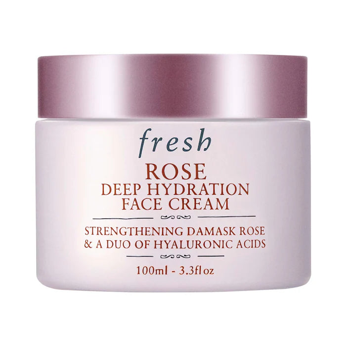 Fresh Rose & Hyaluronic Acid Deep Hydration Face Moisturizer - 100ml -3.3 oz