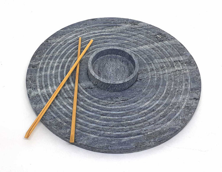 Cookstone Soapstone Sushi Plate/Cheese Board 30 cm - Handmade