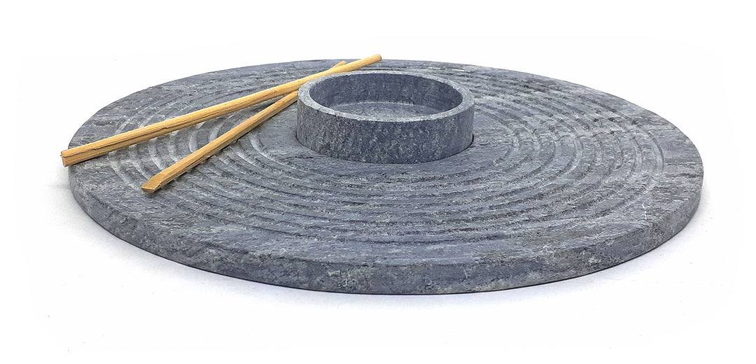 Cookstone Soapstone Sushi Plate/Cheese Board 30 cm - Handmade